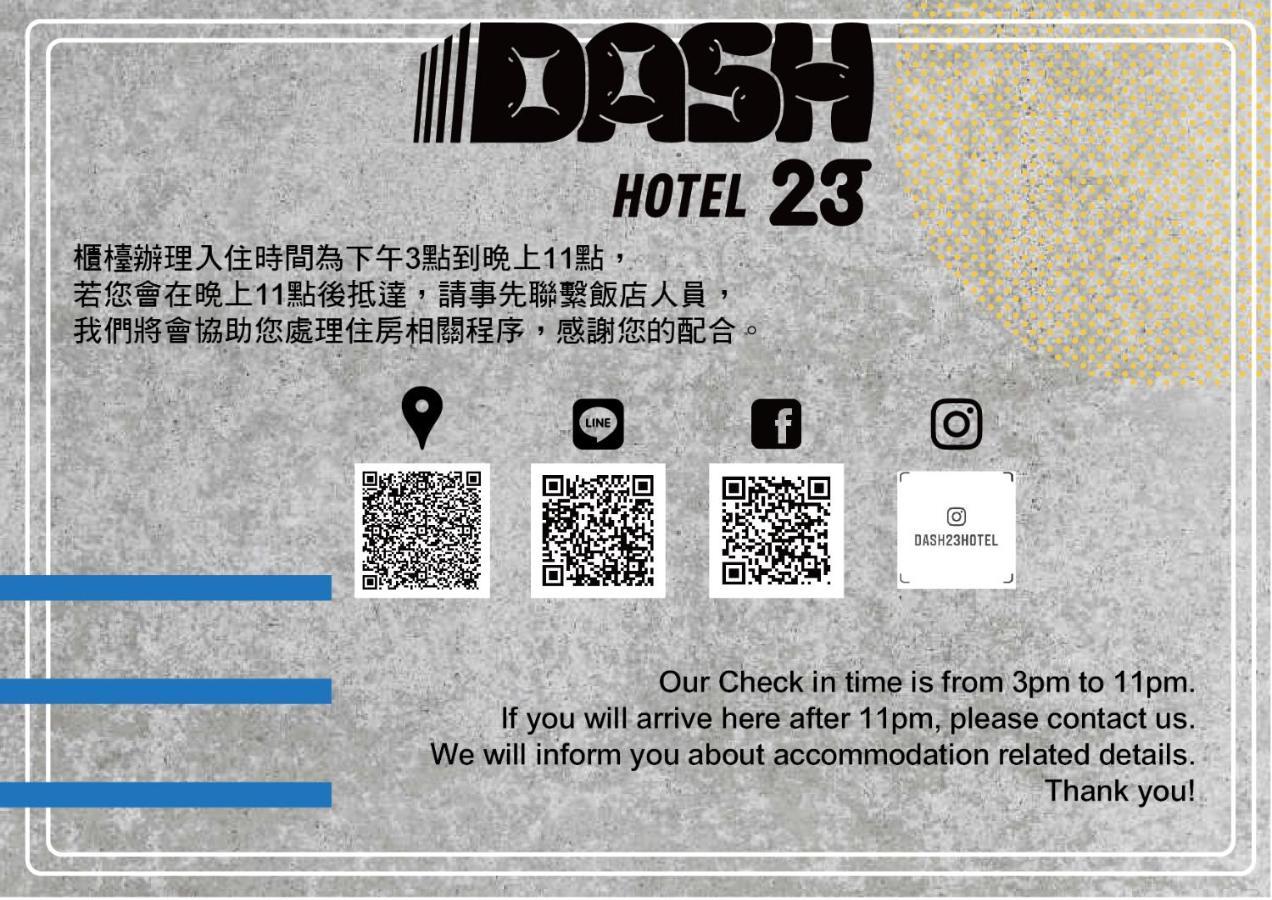 Dash 23 Hotel Tainan Dış mekan fotoğraf